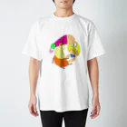 さすまたパンダのタマネギ少年とうわぎくん スタンダードTシャツ