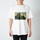 スマホケース専門店「IKI」の川瀬巴水　姫路城 Regular Fit T-Shirt