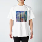 39 近未来の青の火 Regular Fit T-Shirt