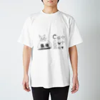 時計(&friends)のCat Cut Hat スタンダードTシャツ