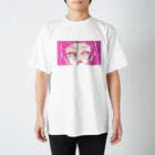 ぬとゐ＝kayoの鼻血女子(ピンク) スタンダードTシャツ