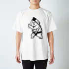 shiiiiiiiibaのヌンチャクをかまえる力士 Regular Fit T-Shirt