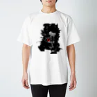 NotRealのつぎはぎの顔 Regular Fit T-Shirt