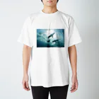 椎茸のペンギン Regular Fit T-Shirt