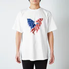 Fred HorstmanのAmerican Bald Eagle スタンダードTシャツ