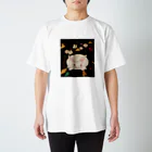 繍人　ぬいひとの白うさぎ Regular Fit T-Shirt