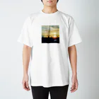 RUI❤︎の海辺の夕日 Regular Fit T-Shirt