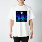 ぬら次郎の夜の空 Regular Fit T-Shirt