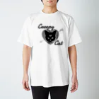 IENITY　/　MOON SIDEの【MOON SIDE】 Creepy Cat #Black Ver.1 スタンダードTシャツ