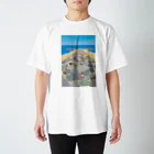 湘南デザイン室：ネギシシゲノリの湘南ランドスケープ05:茅ケ崎ヘッドランド Regular Fit T-Shirt