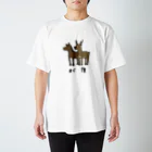 MYB artの馬と鹿 スタンダードTシャツ