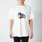 でぃの²(にじょう) ショップのコスモケラトプス  恐竜 Regular Fit T-Shirt