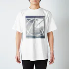 GAKU style のCLOUD Regular Fit T-Shirt