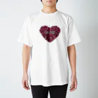 麦畑の薔薇ハート Regular Fit T-Shirt