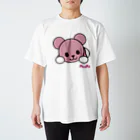 PostPet Official Shopのごろごろモモ スタンダードTシャツ