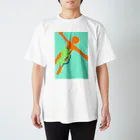 カニ🦀の動物　人 スタンダードTシャツ