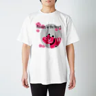 SU-KUの心に花を Regular Fit T-Shirt