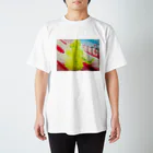 【全盲の絵描き】オバケのタムタムの【全盲の画家】あるくトラくん Regular Fit T-Shirt