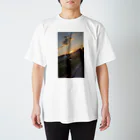 natuyasumi_catの散歩の夕日 Regular Fit T-Shirt