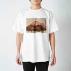 ナスの花のレッド富士山 Regular Fit T-Shirt