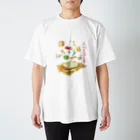 ぽんぽこ商店の美味しい足し算　サンドウィッチ Regular Fit T-Shirt