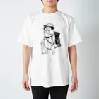 パグのお店＠nishibiworks&PUGSのパグ隊長 Regular Fit T-Shirt