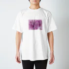 mofmof rab.のニュアンスカラーバイオレット Regular Fit T-Shirt