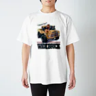 nidan-illustrationの"WIDE BRICK" Regular Fit T-Shirt