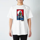 flatman.artの極道ハシビロコウ01 スタンダードTシャツ