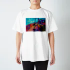 B0nMas Designの沈没船の甲板 スタンダードTシャツ