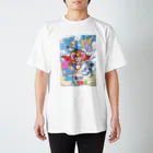 枯れ木ゼリコのスーパーアニマルズ『遠足なら僕たちがついて行くよ！！』 スタンダードTシャツ