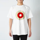 CORONET70のサークルa・クリーム・赤・白 スタンダードTシャツ