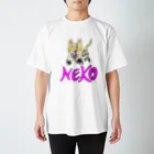 マクマク屋のお絵かきのネコのNEKO！（文字入り） Regular Fit T-Shirt