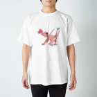 ドロマエオの桜もち_背景なし スタンダードTシャツ