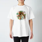 猫カフェラグドール（大阪難波）の猫カフェラグドールぱれっとflower Regular Fit T-Shirt