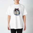 猫カフェラグドール（大阪難波）の猫カフェラグドールあいすflower Regular Fit T-Shirt