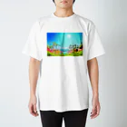 アロハスタイルハワイのラナイ島　フォーシーズンズ　リゾート（イラスト） スタンダードTシャツ