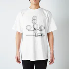 hi-sun-naの24時間ホルター心電図検査 Regular Fit T-Shirt