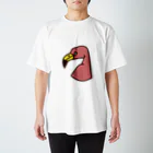 ちょっとだけヤバめSHOPの目がイってるFLAMINGO スタンダードTシャツ