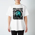 ボンゲ式TOYSのIt’s Only a Paper Moon BAND - blue　Tシャツ Regular Fit T-Shirt