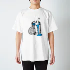 Paint 'em allのペンキ缶　青 スタンダードTシャツ