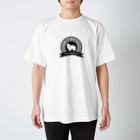 onehappinessのシェルティ シルエット　エンブレム2 Regular Fit T-Shirt