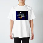 ざとう商店の消沈したしましま Regular Fit T-Shirt