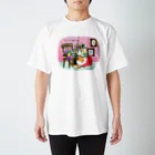 萩岩睦美のグッズショップのTシャツ　ポー＆リルフィ　おめかし Regular Fit T-Shirt