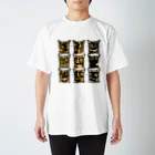 Yoshisyanのさび猫９匹 Regular Fit T-Shirt