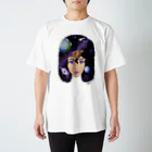 Happy Moon ArtのUniverse girl Regular Fit T-Shirt