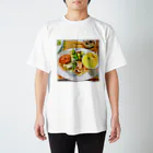 なかよしCatのいつかのランチ🍔 スタンダードTシャツ