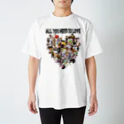 ハイジのキャンプのall you need is love スタンダードTシャツ