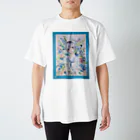 SUISOU by yurariのFlower スマホケース Regular Fit T-Shirt