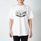 ハマダ豆丸:mmmrの🥟猫の喧嘩🥟 Regular Fit T-Shirt
